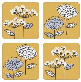 Sada 4 podložiek pod poháre Cooksmart ® Retro