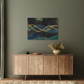 Sklenený obraz - Abstrakcia (70x50 cm)