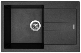Granitový drez Sinks AMANDA 780 Metalblack