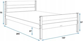 INTERBEDS Detská posteľ Orbis - 140x200cm