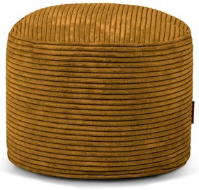 Menčestrový sedací vak v horčicovej farbe Mini – SLOWDOWN