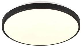 Čierno-biele LED stropné svietidlo ø 38 cm Loody – Trio