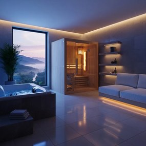 BPS-koupelny Fínska sauna Relax HYD-3940 150x120, 3-4 osoby
