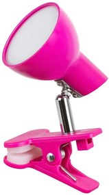 Rabalux NOAH LED lampička s klipom 5W | 360lm | 3000K - ružová