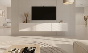 Závesný TV stolík Dallas 160 cm biely