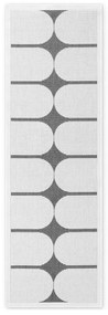 Čierno-biely vnútorný a vonkajší behúň 80x250 cm Duet Bowen – NORTHRUGS