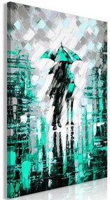 Artgeist Obraz - Lovers in Colour (1 Part) Vertical Green Veľkosť: 40x60, Verzia: Premium Print