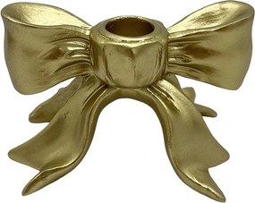 Candle Holder Gold Colored Plastic - 12*9*8 cm
