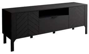 TV STOLÍK SALOME ČIERNY 160 cm