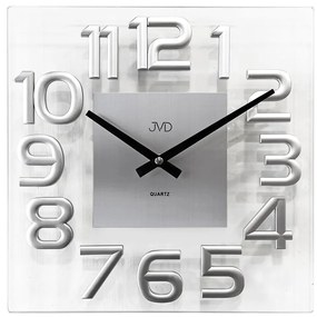Sklenené, dizajnové hodiny JVD HT110.1