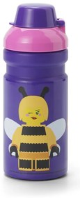 Fialová detská fľaša 390 ml Bee – LEGO®