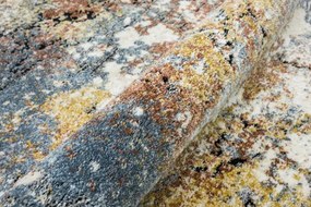 Koberec Bosa 8621A krémový / medený / modrý