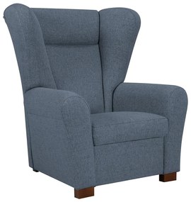 Kreslo ušiak VIVA modrá