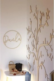 Nástenná dekorácia Strom s vtáčikmi – drevená skladačka 170x170 cm