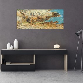 Obraz - Childe Hassam, A North East Headland, reprodukcia (120x50 cm)