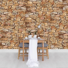 Fototapeta - Stone Wall Rock (152,5x104 cm)