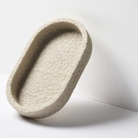 Humdakin Dekoratívny oválny podnos Sandstone