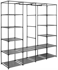 Šatníková skriňa OLENA antracitová