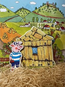 MARIONETINO Bábky a kulisy k rozprávke O troch prasiatkach