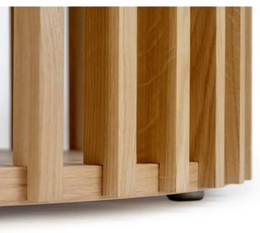 Konferenčný stolík z dubového dreva Woodman Drum, ø 83 cm