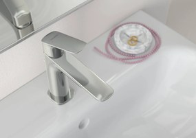 Hansgrohe Logis, páková umývadlová batéria 110 Fine bez odtokovej súpravy, chrómová, HAN-71253000