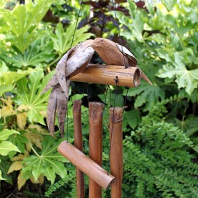 Vonkajšia dekorácia - Kokosová zvonkohra zvieratá (4 viarianty) Zviera: Kačica