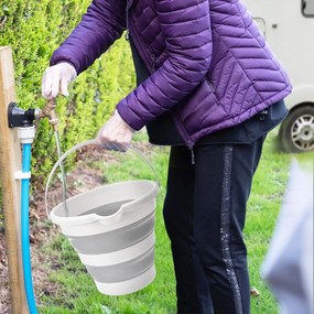 Skladacie vedro, kýbel, vedro silikónové KEMP (12 l)