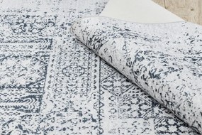 Dywany Łuszczów, Kusový koberec ANDRE Rosette 1072, 120x170, biela, šedá, chodba / predsieň