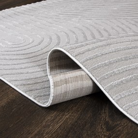TA Koberec NG89A GRAY/GRAY ELLEN Sivý Obdĺžnikový Rozmer: 80x150 cm