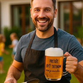 Ahome Číry pohár na pivo 0,5 l - Pretože byť tatinom nie je sranda