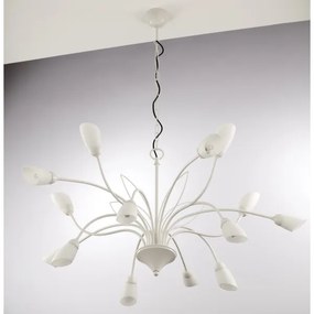 Jupiter 2062 - Luster na reťazi GLORIOSA 15xG9/14W/230V krémový