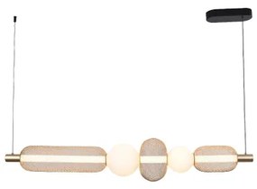 Zuma Line MD2596-5B-3BGT- LED luster na lanku SARR 27W/230V 3000-5700K zlatý + diaľkové ovládanie