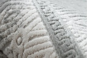 Koberec AKRYL VALS 0W1738 C53 87 Ramka beton, tmavý sivý / svetlý sivý