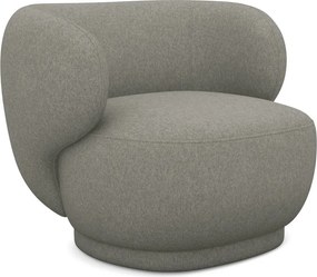 Sivé kreslo Hina – Makamii