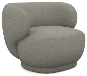 Sivé kreslo Hina – Makamii