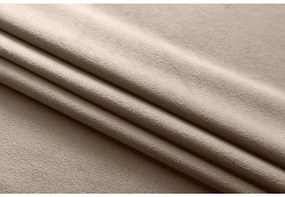 Svetlo béžový zatemňovací záves VELVET 140x250 cm Zavesenie: Kovové krúžky