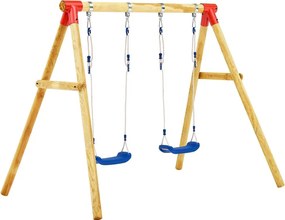 Súprava hojdačiek 230x130x166 cm, borovicové drevo