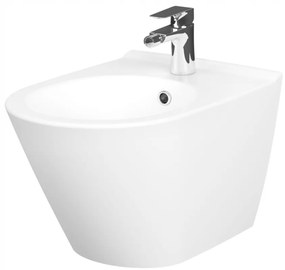 Cersanit City Oval, závesný bidet 52x37cm, biela, K35-043