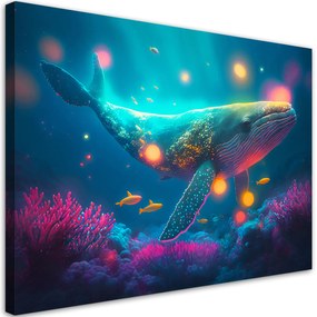 Gario Obraz na plátne Magická veľryba Rozmery: 60 x 40 cm