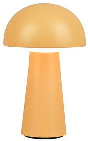 LED lampa Lennon IP44, batéria, stmievač, žltá