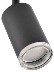 LED RGBW Stmievateľné kúpeľňové bodové svietidlo TURYN 6xGU10/6,5W/230V IP44 čierne