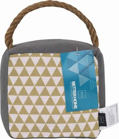 Textilná dverná zarážka 16x14 cm béžová