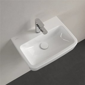 VILLEROY &amp; BOCH O.novo závesné umývadielko s otvorom, bez prepadu, 500 x 370 mm, biela alpská, 43445101