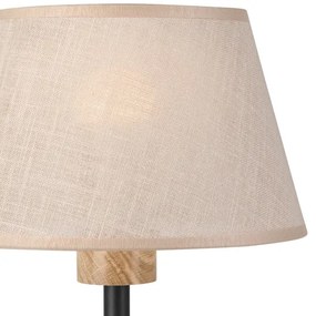 Brilagi - LED Stolná lampa ANTHONY 1xE14/40W/230V dub/béžová