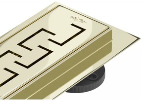 Mexen Flat M15 nerezový sprchový žľab  100 cm, zlatá, 1524100-15