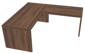Ergonomický stôl Verno 180 x 200 cm, pravý, orech