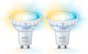 Philips Wiz Tunable white 8720169076709 LED žiarovka GU10 PAR16 4,7W/345lm 2700-6500K 2-set