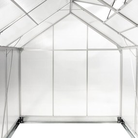 Záhradný skleník Glasshouse 250x190x195 cm - priehľadná