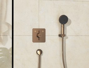 Hansgrohe DuoTurn Q, batéria pod omietku pre 2 spotrebiče, kartáčovaný bronz, HAN-75414140
