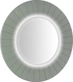 Sapho Sapho, LUMIRO STRIP guľaté zrkadlo s LED osvetlením v ráme, priemer 90cm, verde, LR950-4444S